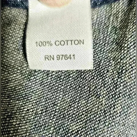 J. Jill Womens Blue Denim Babydoll Button-up 100% Cotton Jacket Size SP - Picture 7 of 8